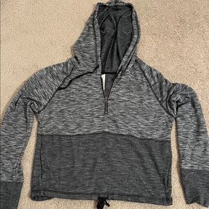 Aeropostale Two-Tone Gray Zip-Up Sweater